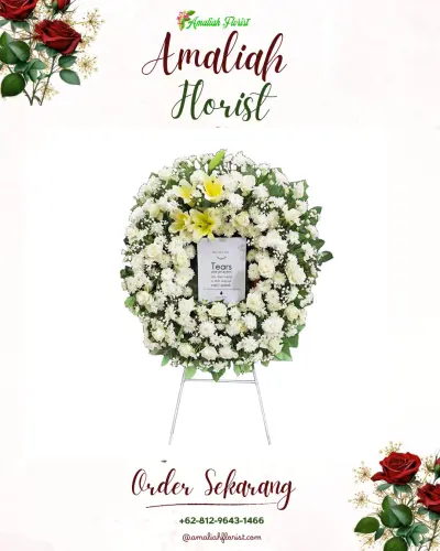 Krans Bunga Duka Cita di Cipadung Kidul